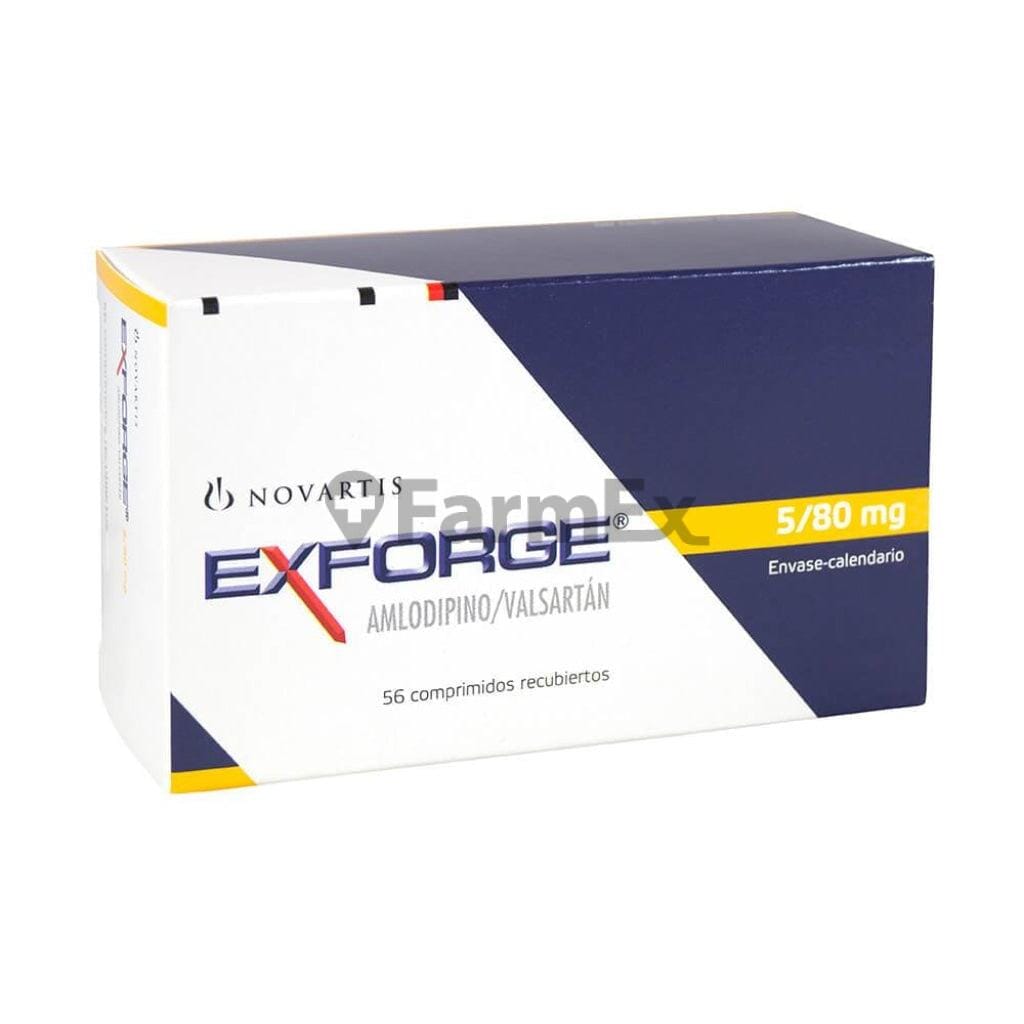 Exforge 5 / 80 mg x 56 comprimidos Farmex-VidaTres-Persistente